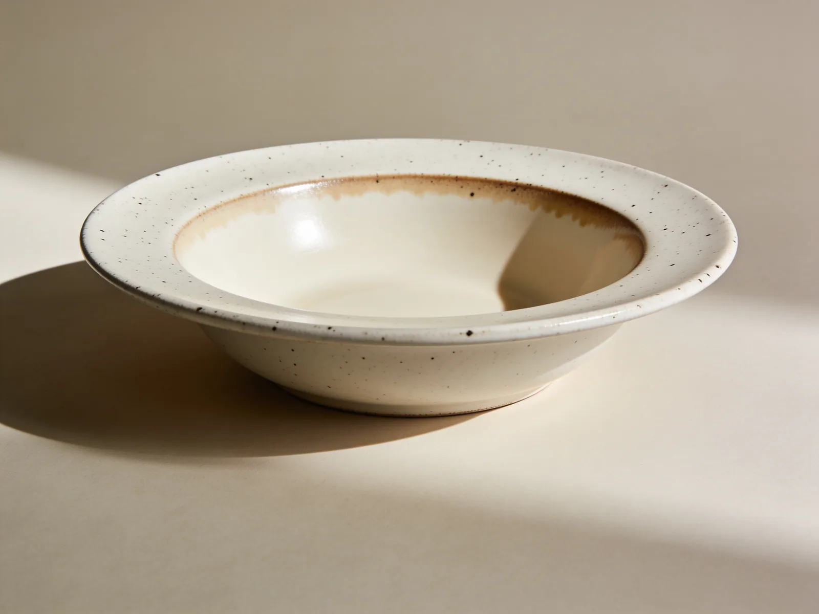 Vega Pasta Bowl — Speckled stoneware, 24 cm, deep well